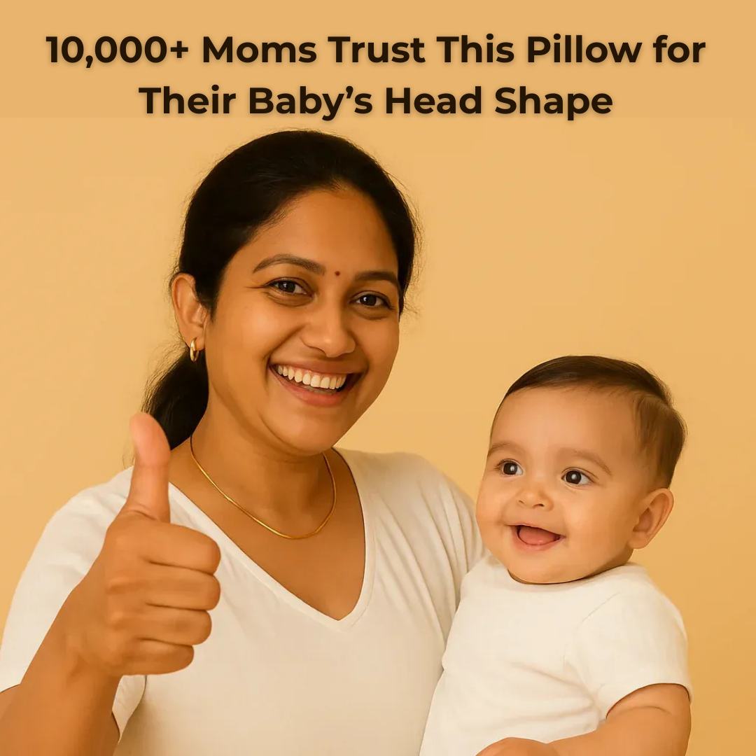 Baby Shaping Head Support | Head Shape Protection | Premium Quality | Cotton-Soft Sleep Essential