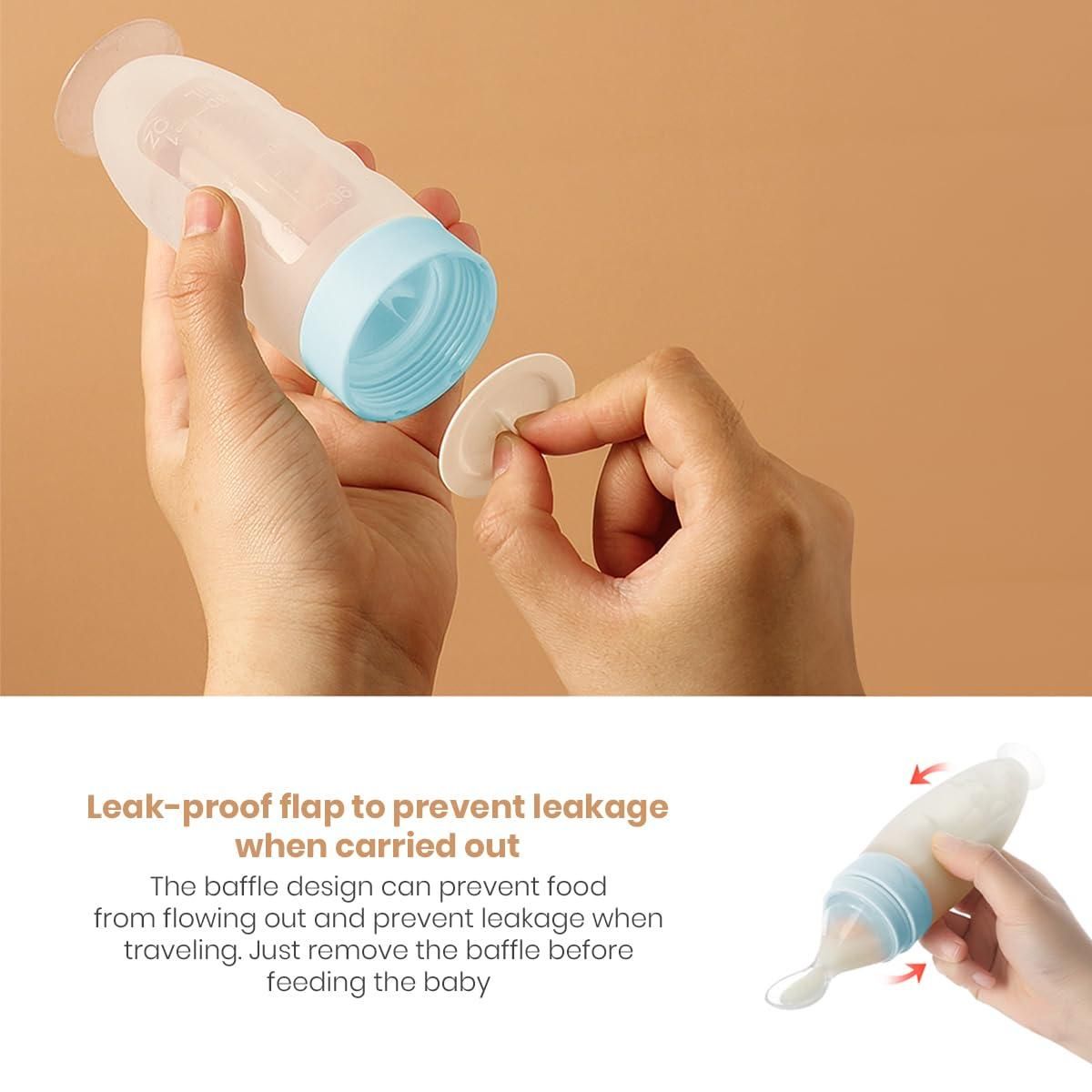 Premium Baby Food Squeeze Feeder Spoon — Feed with Love, Comfort & Precision