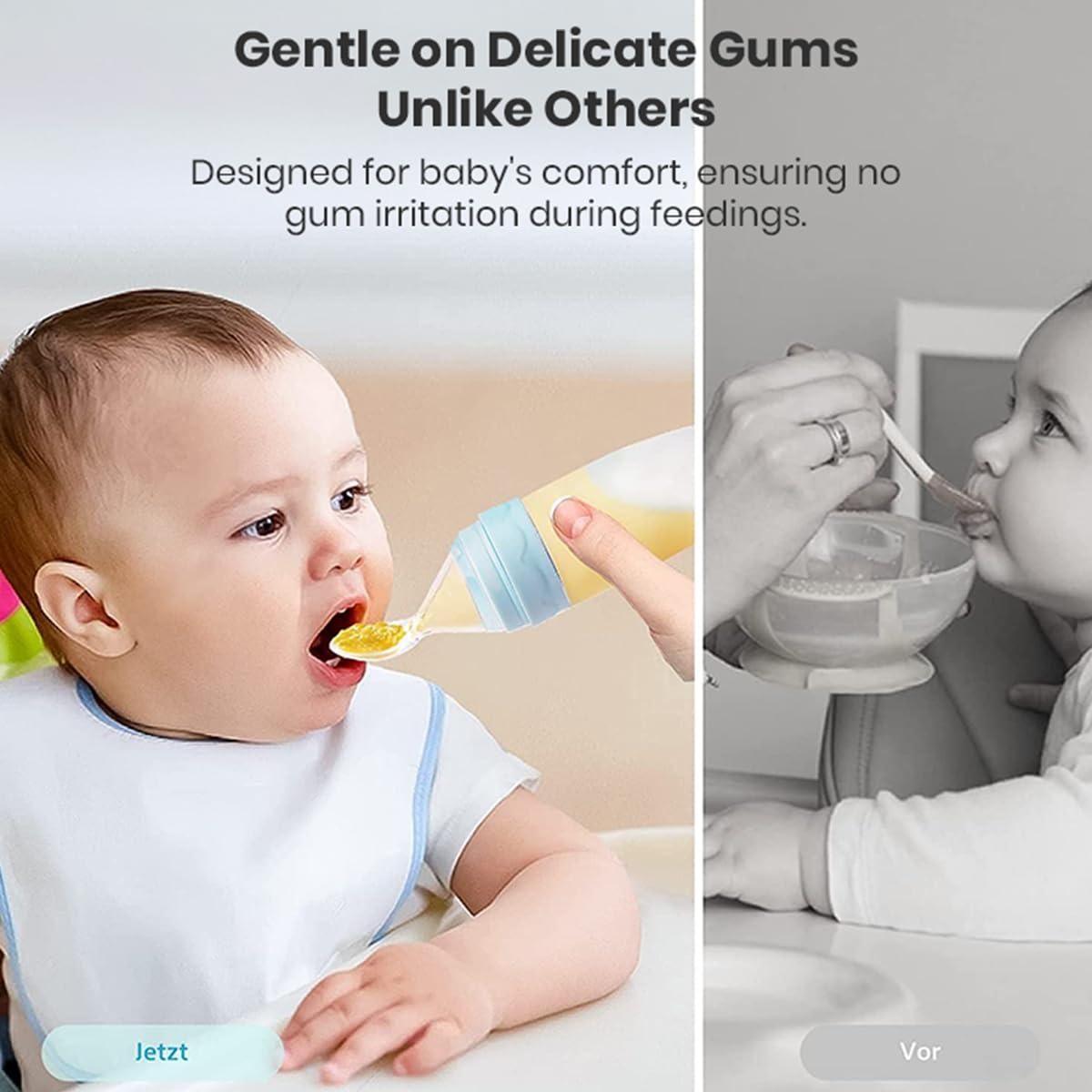 Premium Baby Food Squeeze Feeder Spoon — Feed with Love, Comfort & Precision