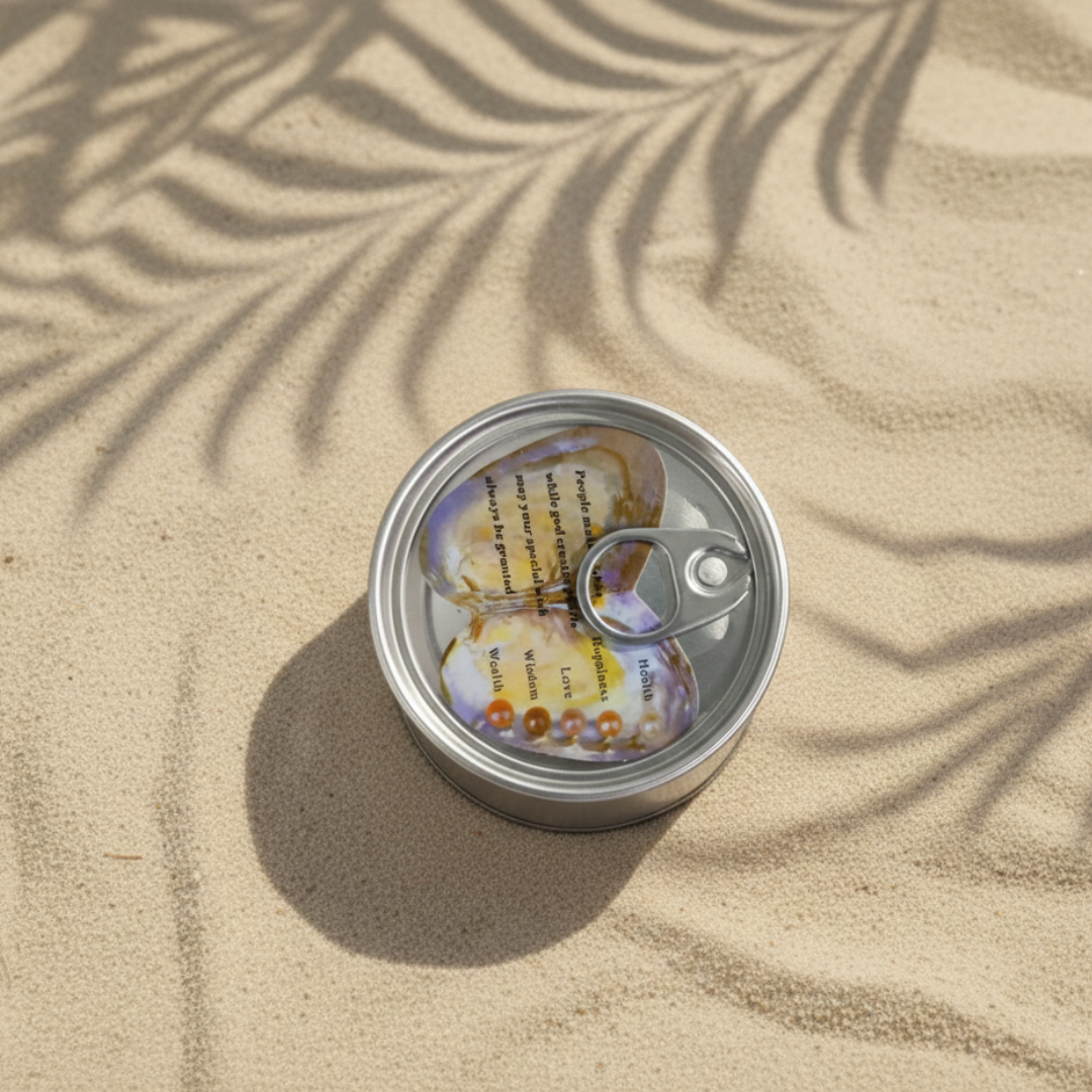 Eternal Pearl Necklace-Open a Real Oyster & Discover a Pearl Inside