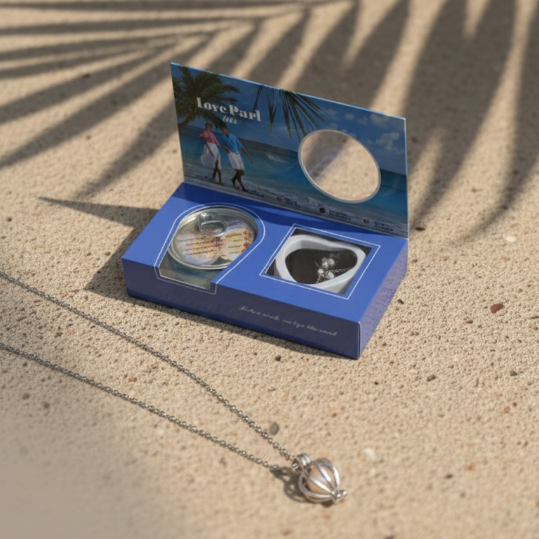 Eternal Pearl Necklace-Open a Real Oyster & Discover a Pearl Inside