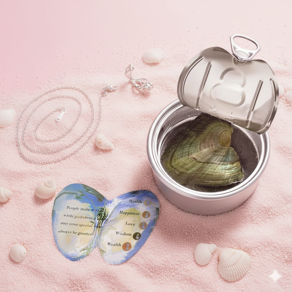 Oyster Pearl Necklace -💖 A Valentine’s Gift She’ll Never Forget